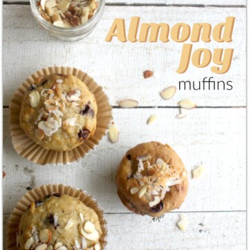 These Almond Joy Muffins have the perfect amount of sweetness and are so moist, it's the perfect way to begin your day!