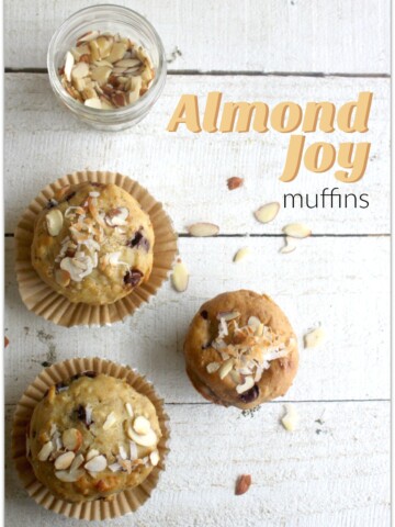 These Almond Joy Muffins have the perfect amount of sweetness and are so moist, it's the perfect way to begin your day!