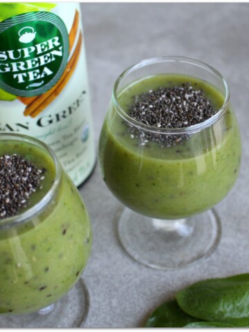 This Lean Green Tropical Smoothie is so delicious, you'll forget about all the healthy ingredients inside! And for those of us who are trying to stay fit and lose weight, I can't think of a better way to start the day