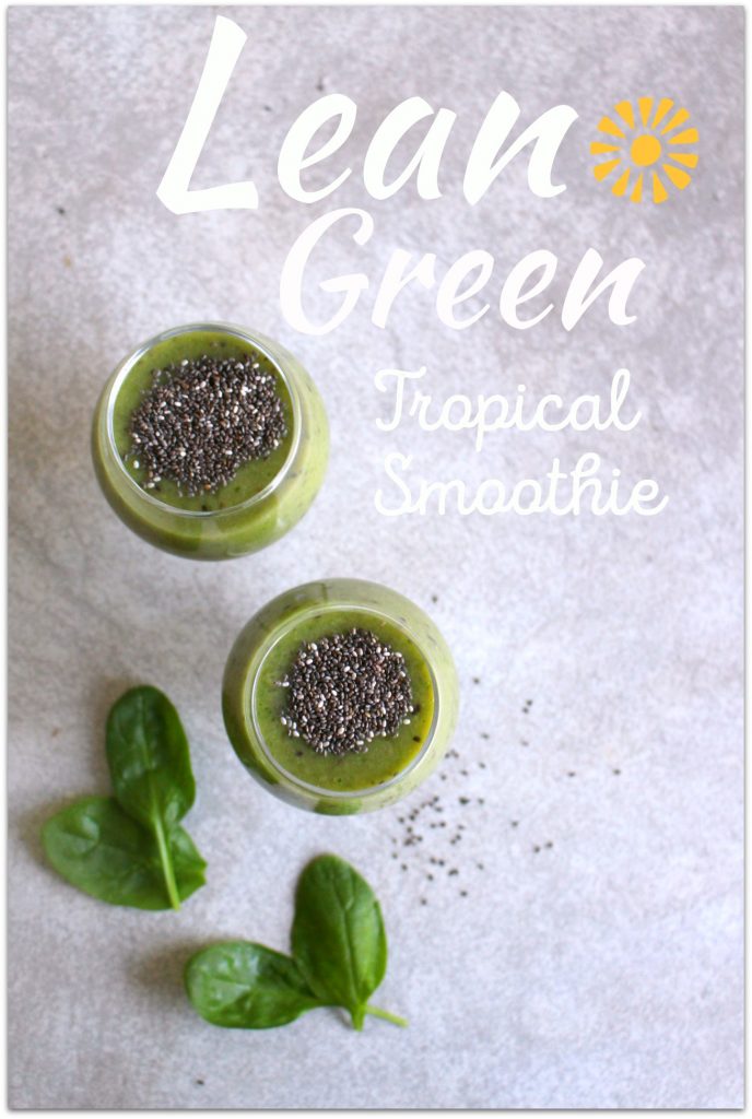 This Lean Green Tropical Smoothie is so delicious, you'll forget about all the healthy ingredients inside! And for those of us who are trying to stay fit and lose weight, I can't think of a better way to start the day