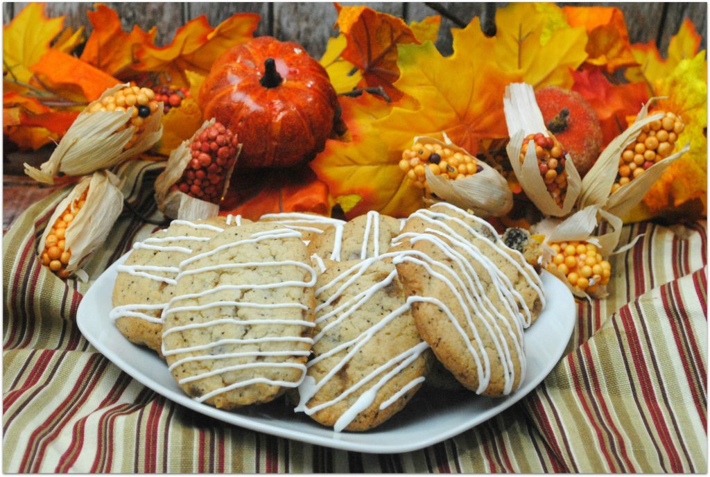 Who doesn't love a Pumpkin Spice Latte? Now you can have that flavor in the perfect little cookie any time you want it! Make an extra batch and stick them in the freezer so you always have a little treat on hand for company or when you need a little snack with that afternoon cup of tea.