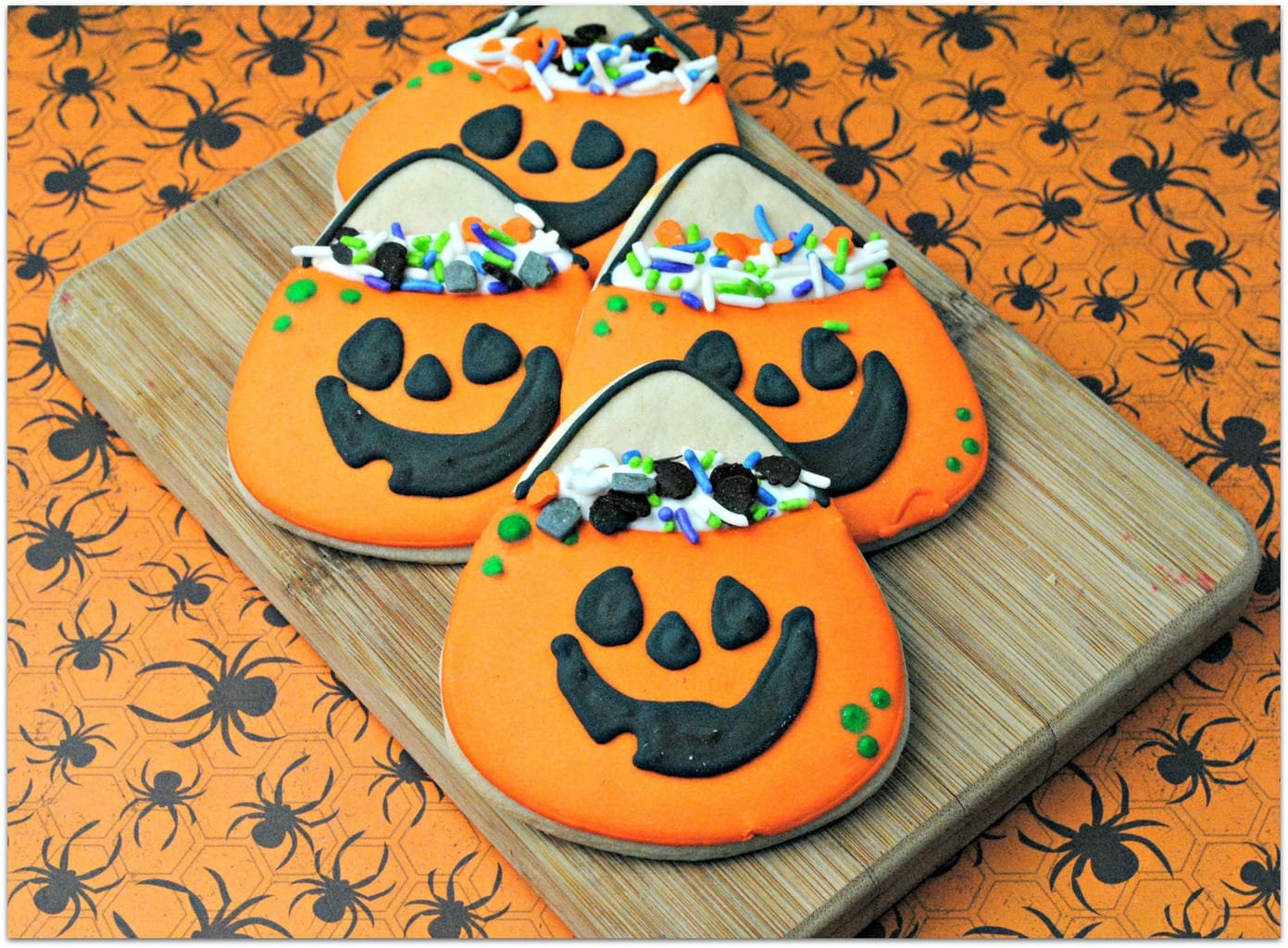 Jack O’Lantern Cookies 