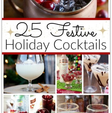 Tis' the season to be...partying with these festive holiday cocktails! I enjoy having friends over to celebrate the holidays, and I always want to have a festive atmosphere.