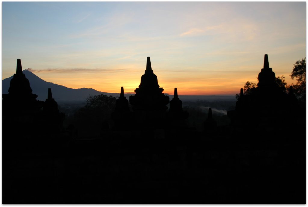 Last month while in Indonesia, I was told we would be heading out very early to catch the sunrise at Borobudur Temple.