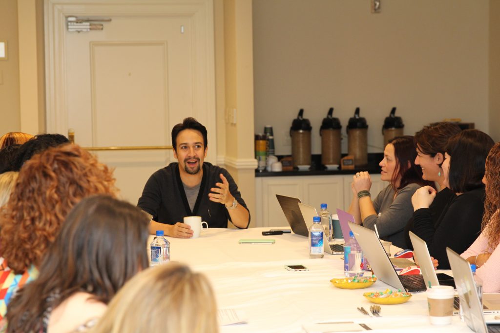 Truth be told, I freaked out a little when I heard I would be interviewing Lin-Manuel Miranda. My kids have been listening to the soundtrack from Hamilton for about a year now.