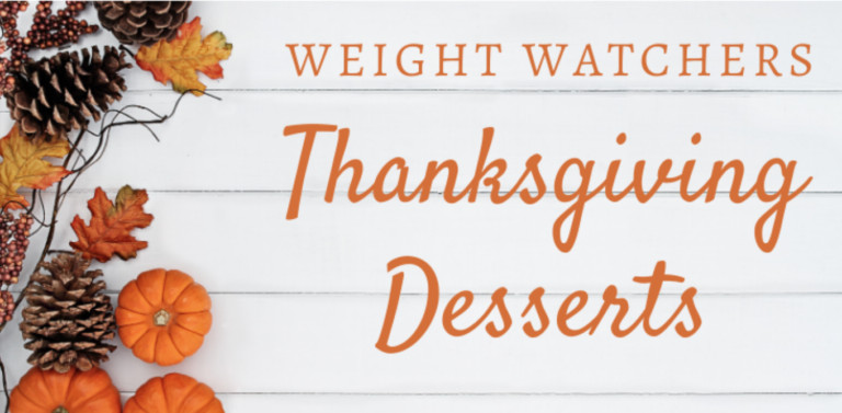 Weight Watchers Thanksgiving Desserts the Whole Family will Love