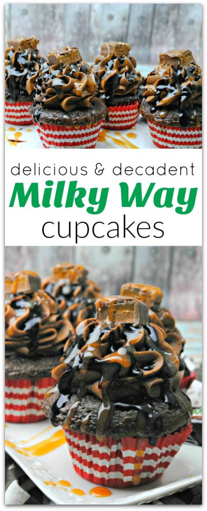 What's not to love about Milky Way Cupcakes? Everyone loves a Milky Way candy bar. Can you imagine how delicious a Milky Way cupcake would be? Pure Heaven.