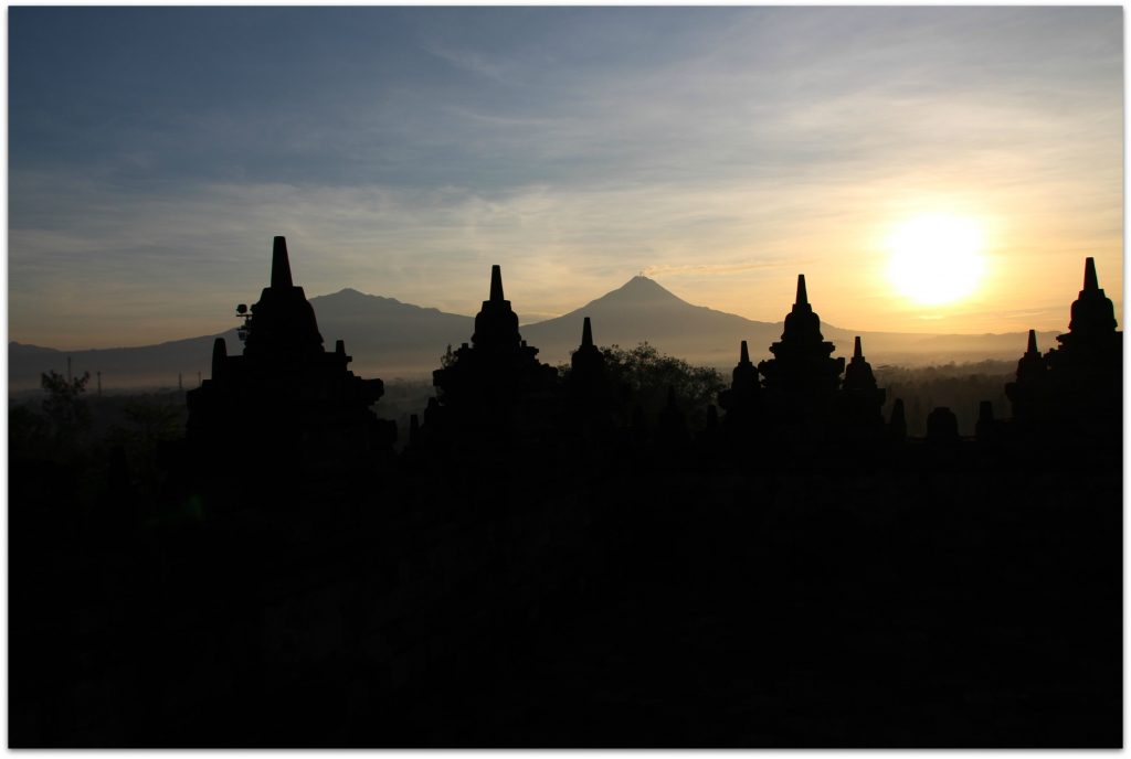 Last month while in Indonesia, I was told we would be heading out very early to catch the sunrise at Borobudur Temple.