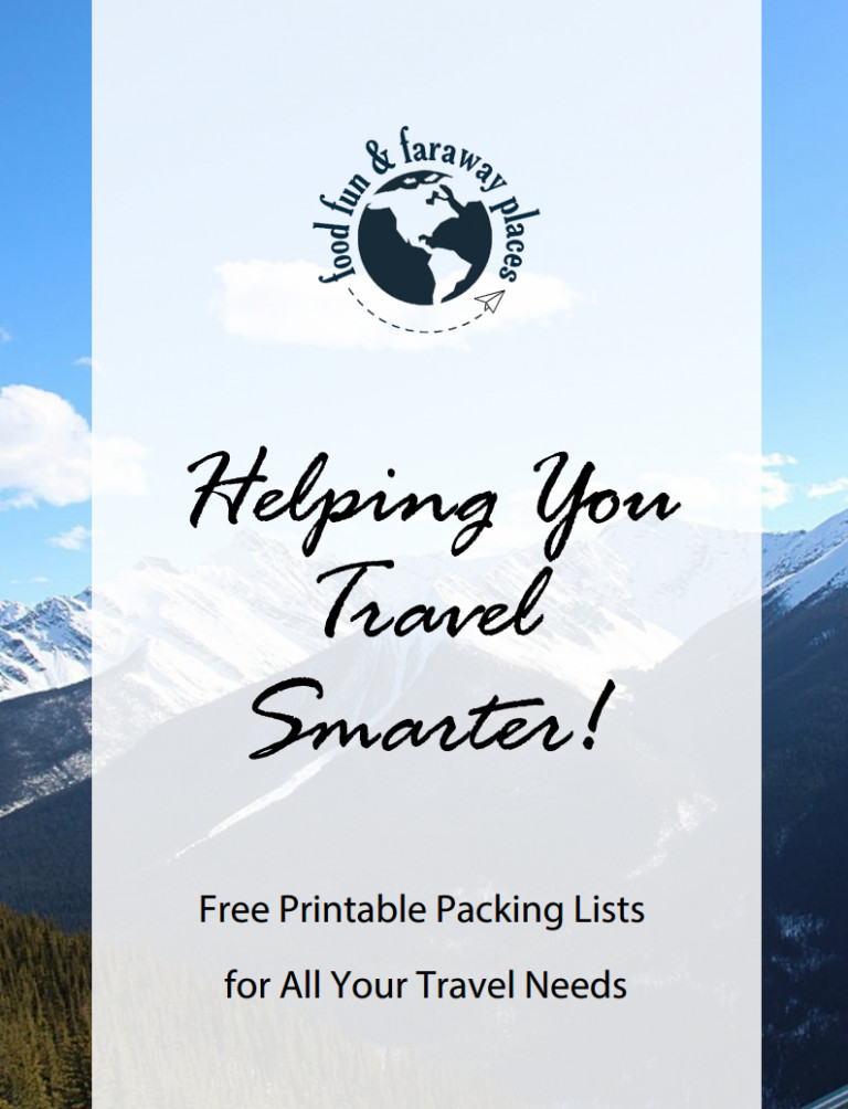 Travel Tips eBook with Printable Packing Lists