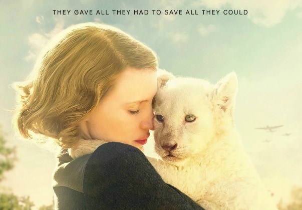 The Zookeeper's Wife is a new film that tells the story of Antonina and her husband Jan Żabiński. The Żabińskis owned a private zoo in Warsaw, in the 1930s and helped smuggle 300 Jews out of the deadly Warsaw ghetto hiding them in their villa at the zoo.