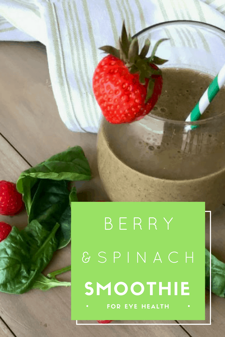 This Berry and Spinach Smoothie is SO good! Who knew something so delicious could be good for your eye health, too? Full of spinach and berries, you'll also be getting much-needed nutrients for healthy eyes.