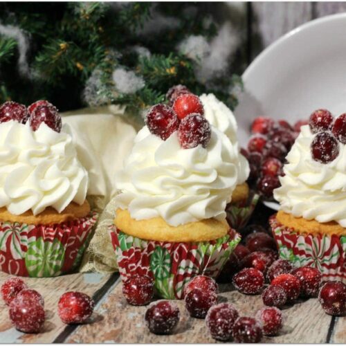 cranberry cupcakes