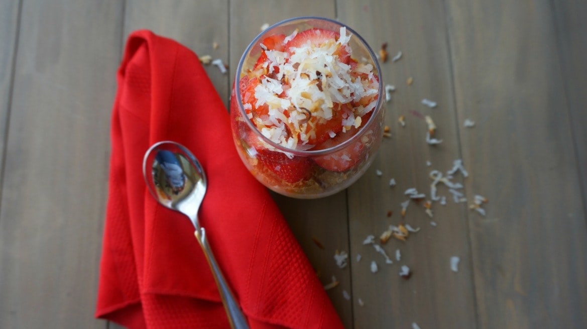 Berry Breakfast Parfait with Toasted Coconut