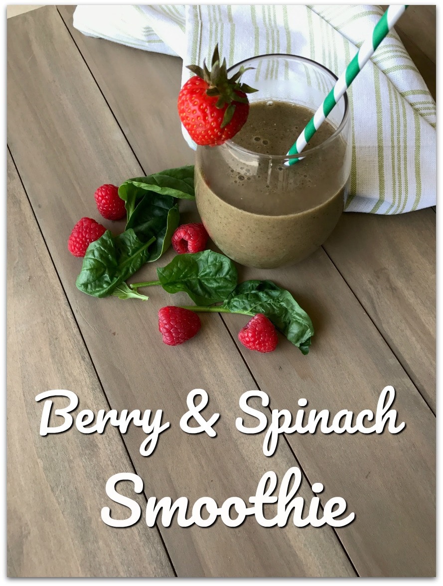 This Berry and Spinach Smoothie is SO good! Who knew something so delicious could be good for you, too?