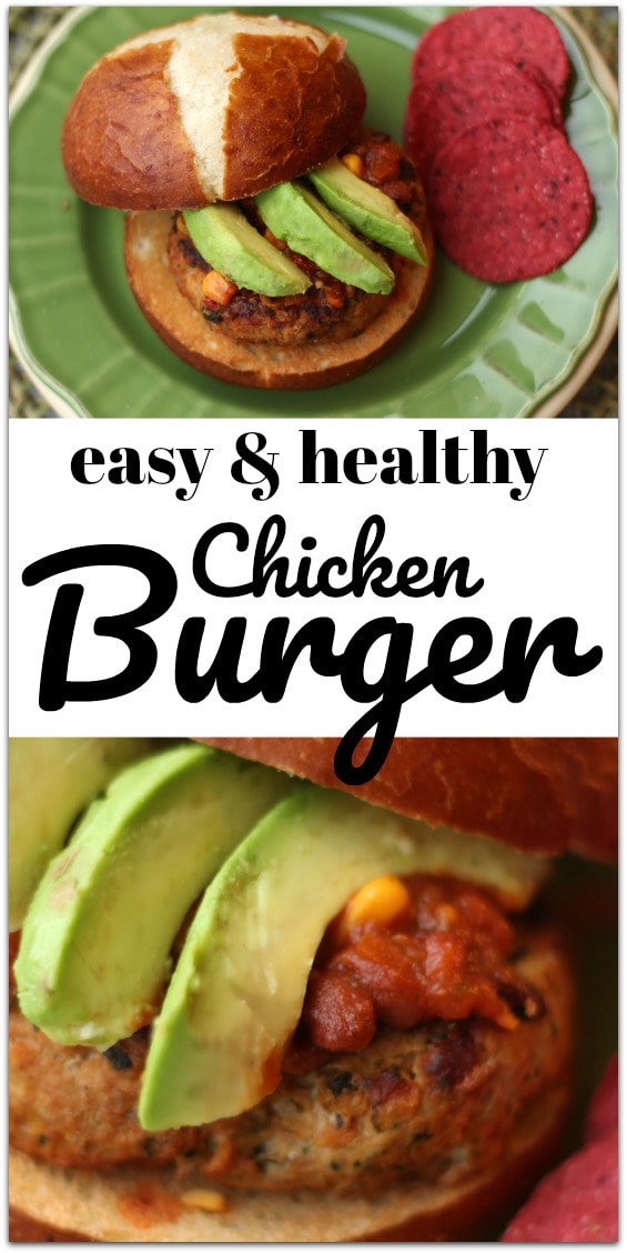I'm always on the lookout for healthy chicken burger recipes. Being big burger fans, we probably have them for dinner about once a week.