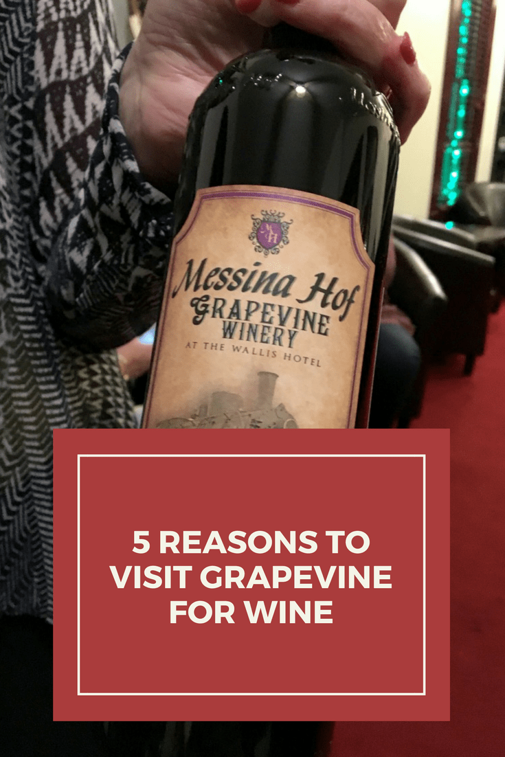 I'm betting you've never thought to visit Grapevine for wine. When most of us think of having access to over 300 wineries, great restaurants, and beautiful weather all year long, our minds naturally go to California, not Texas.