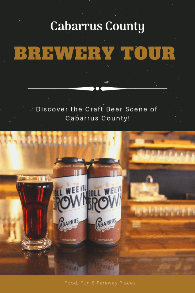 This Cabarrus County brewery tour itinerary gives you a fun and tasty activity for an afternoon or evening in Cabarrus County, North Carolina. #Brewerytour #CabarrusCountyBreweries #CabarrusCounty 