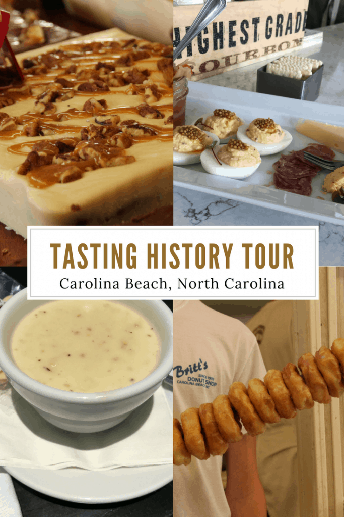 Last month when I spent some time in the Wilmington Beaches area, I was invited to experience the Carolina Beach Tasting History Tour. If you're a foodie like me, this is the perfect activity for an afternoon in Carolina Beach.