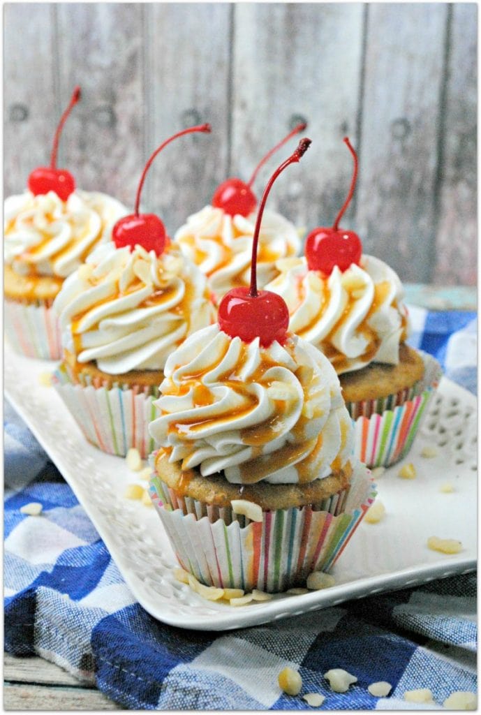 The thought of a Butter Pecan Cupcake sounds so delicious, doesn't it? Most of us had butter pecan the first time in ice cream form. It is still my mom's favorite ice cream! Wait until you taste that flavor in a cupcake!