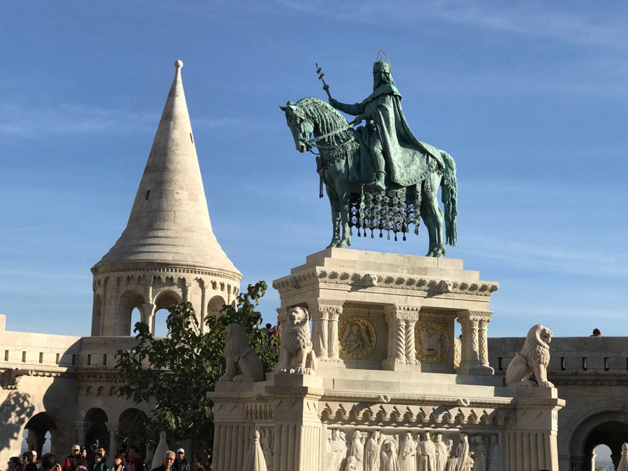 St. Stephens statue at Fisherman's Bastian.