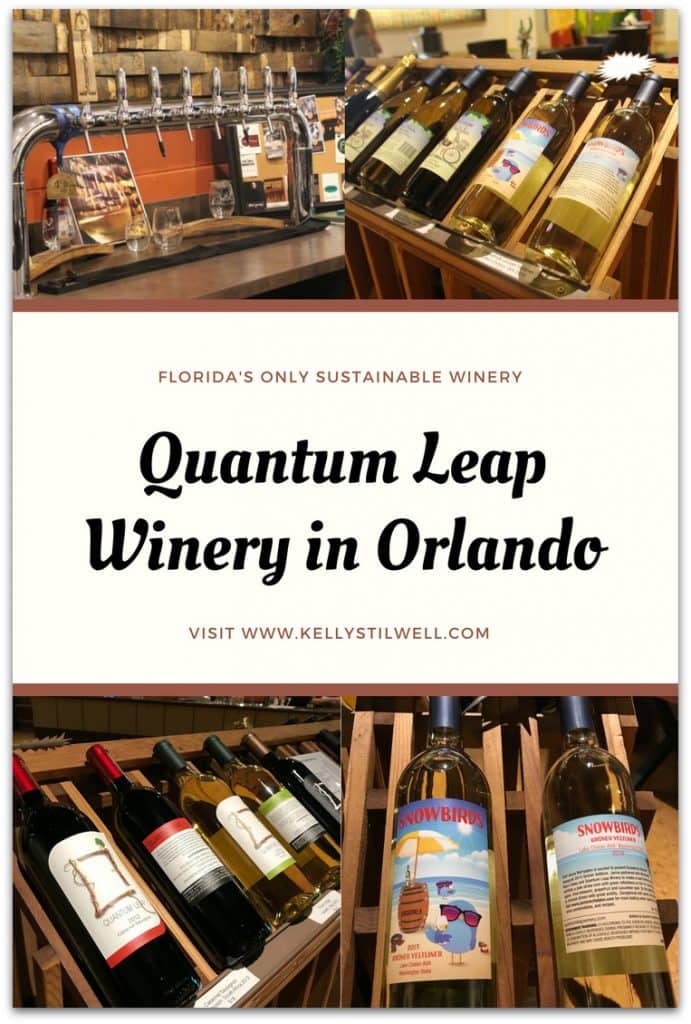 Last month I visited Quantum Leap Winery Orlando for a tour and tasting on my way to spend a few days in Winter Park. It's Florida's only sustainable winery.