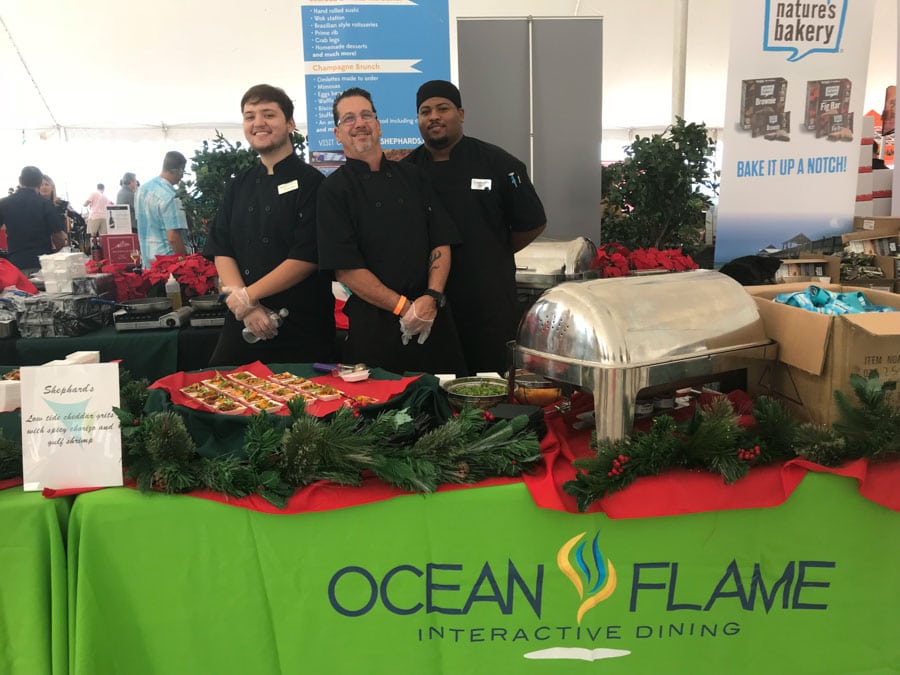 Chefs at Clearwater Beach Uncorked Wine Festival.