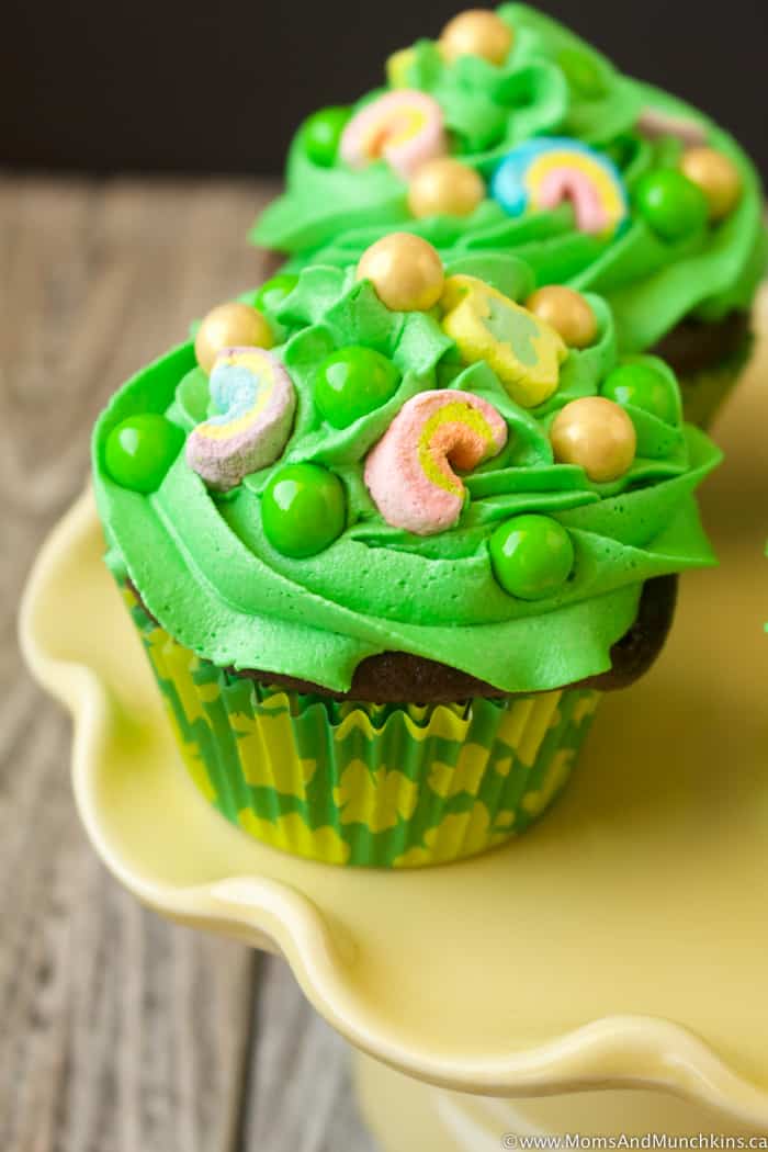 st patricks day cupcakes alcohol