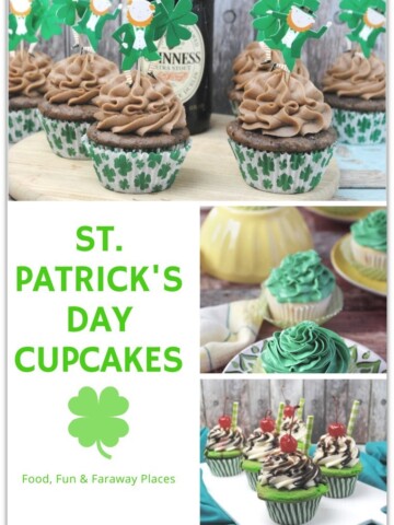 Cupcakes are always the best dessert for parties and these St. Patrick's Day cupcakes are the perfect ending to any St. Patrick's Day party. After all, the original title was Feast of St. Patrick's Day, and no feast is complete without dessert!