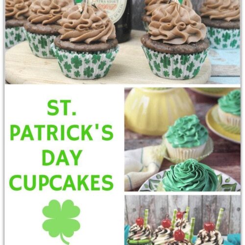 Cupcakes are always the best dessert for parties and these St. Patrick's Day cupcakes are the perfect ending to any St. Patrick's Day party. After all, the original title was Feast of St. Patrick's Day, and no feast is complete without dessert!