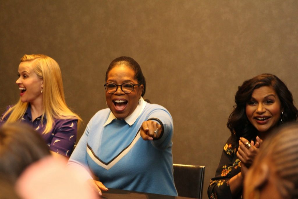 Now that my A Wrinkle In Time interviews with Oprah, Reese and Mindy are behind me, I am floored that they were all three so down to earth. (Pun intended!)