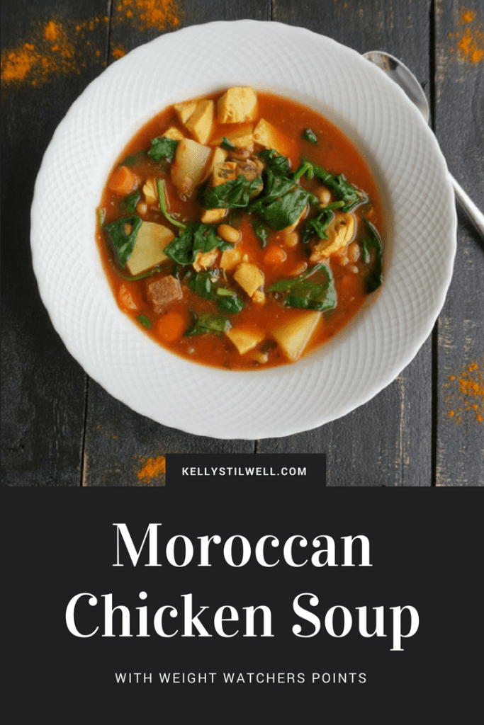 I love the flavors of Morocco, and this Weight Watchers Soup made Moroccan style was an easy and delicious dinner. 