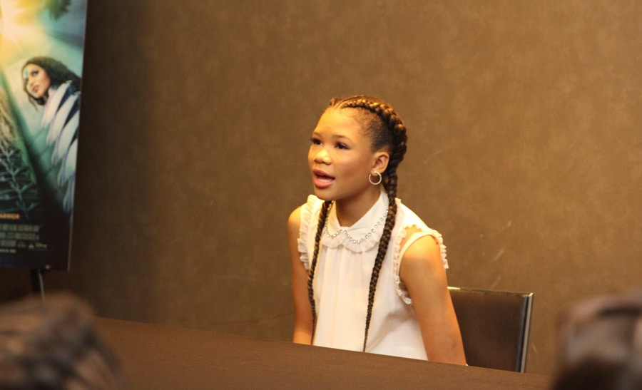 I heard from Ava DuVernay that once they had seen Storm Reid audition for A Wrinkle In Time, there was no question that she would be their Meg.