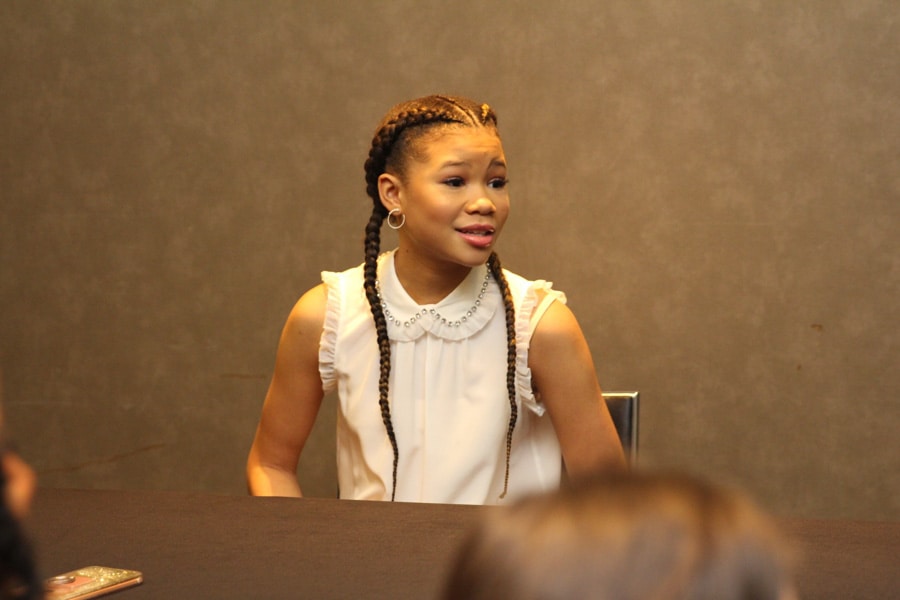 I heard from Ava DuVernay that once they had seen Storm Reid audition for A Wrinkle In Time, there was no question that she would be their Meg.