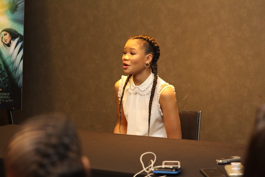 I heard from Ava DuVernay that once they had seen Storm Reid audition for A Wrinkle In Time, there was no question that she would be their Meg.