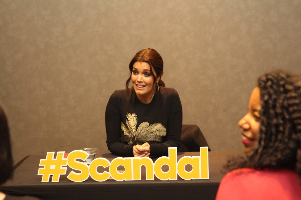 As a new viewer of this hit series on ABC, I can honestly say that Scandal's Bellamy Young, who plays President Mellie Grant, is almost as badass as Olivia Pope. Almost.