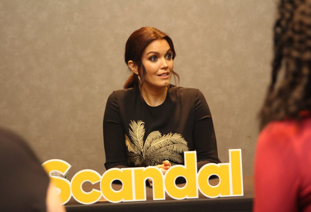 As a new viewer of this hit series on ABC, I can honestly say that Scandal's Bellamy Young, who plays President Mellie Grant, is almost as badass as Olivia Pope. Almost.