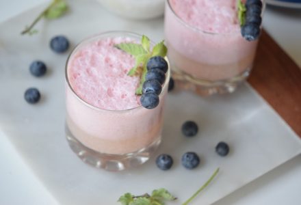 Berry Mint Yogurt Smoothie