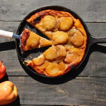 This Apple Tarte Tatin from Viking Cruises makes a beautiful presentation and tastes and delicious. Originally created at the Hotel Tatin in Lamotte-Beuvron, France, think of a dreamy extra caramelized apple pie. 