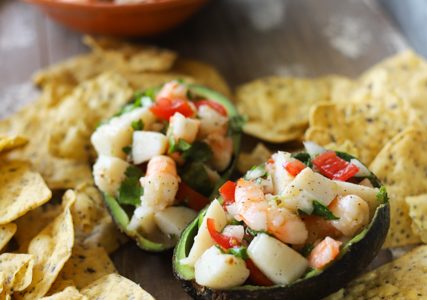Scallop and Shrimp Seafood Salad Recipe