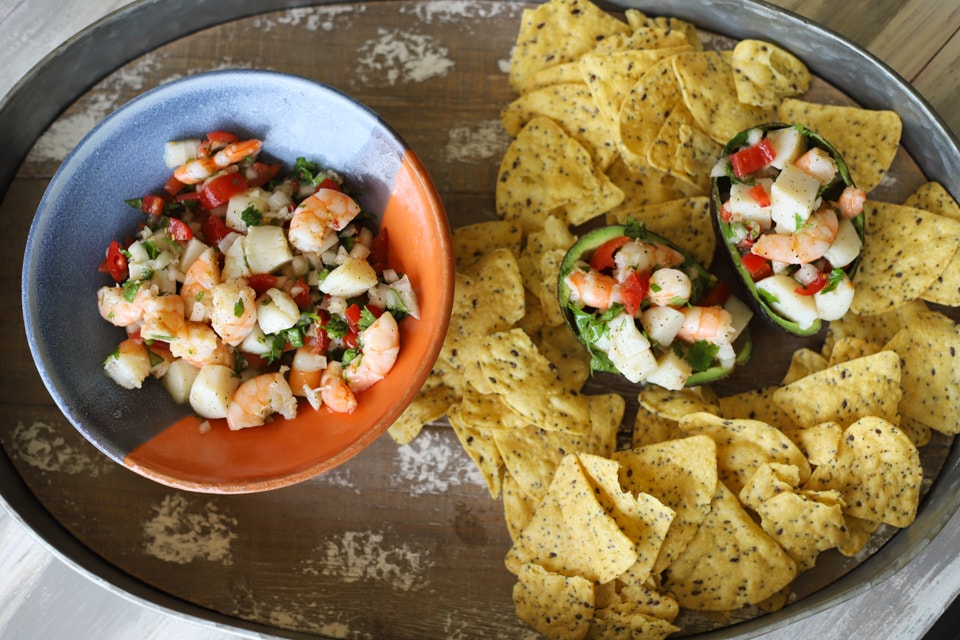 This seafood salad recipe from the Hyatt Ziva Rose Hall in Puerto Vallarta was one of the best things I've ever eaten. It's so easy to make at home!