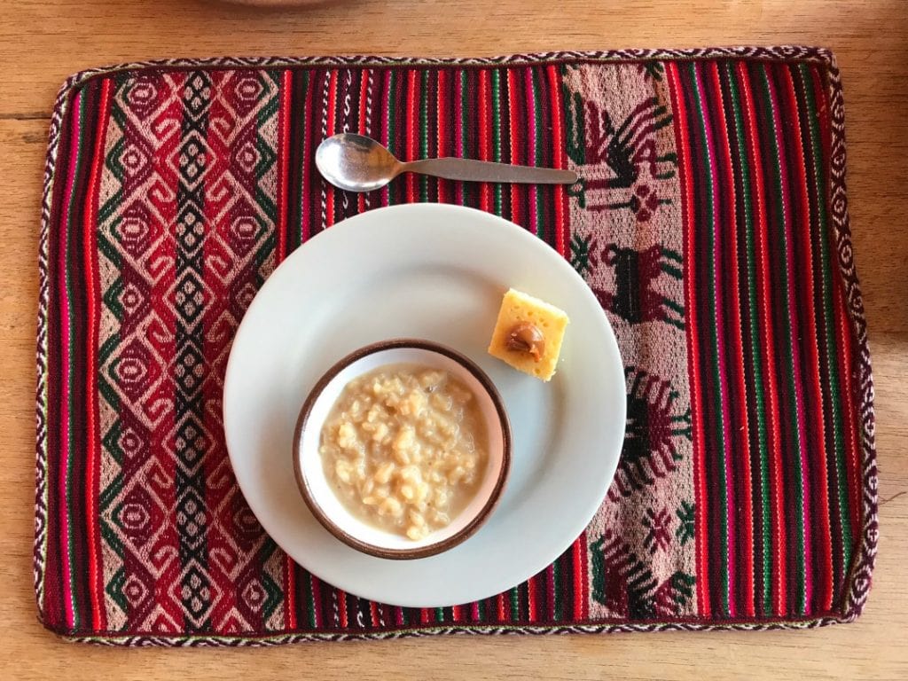 The traditional Peruvian Meal at Parwa Community Restaurant in Sacred Valley Peru was one of my favorite experiences on the G Adventures Tour of Peru.