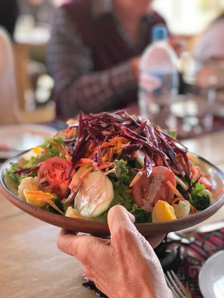 The traditional Peruvian Meal at Parwa Community Restaurant in Sacred Valley Peru was one of my favorite experiences on the G Adventures Tour of Peru.