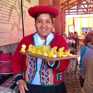 The traditional Peruvian Meal at Parwa Community Restaurant in Sacred Valley Peru was one of my favorite experiences on the G Adventures Tour of Peru.