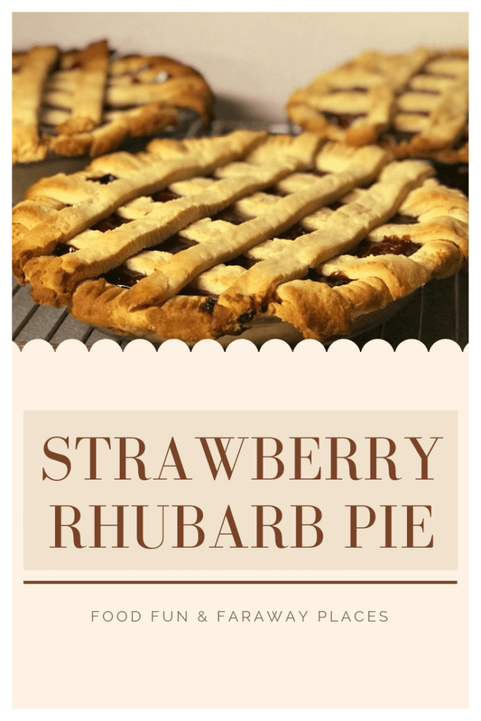 Have you ever tasted fresh strawberry rhubarb pie? It's not too difficult to make and just bursts with flavor. I'm betting this will be on your list of regular dessert recipes. #RhubarbPie #PieRecipe #DessertRecipe