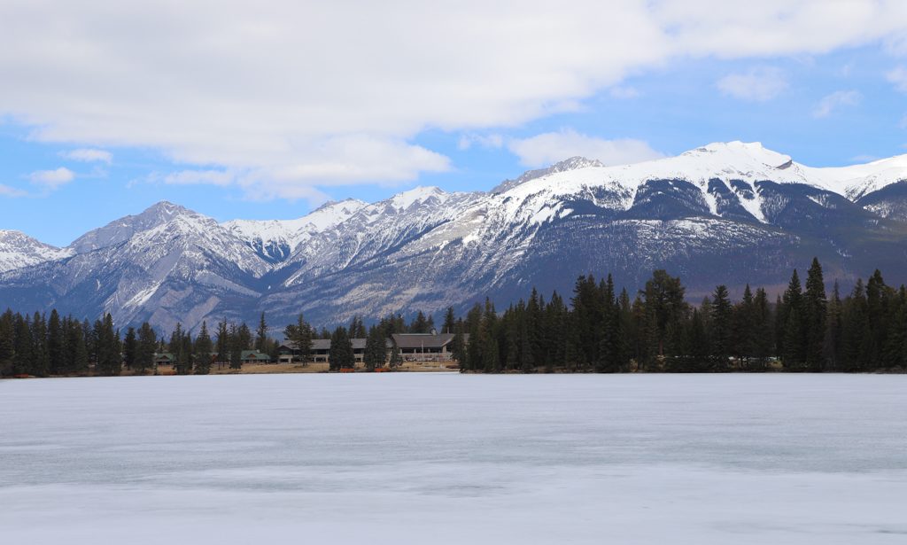 View of Canadian Rockies.