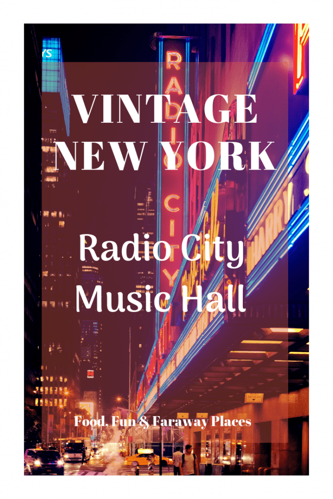 Can you imagine what it was like to experience vintage New York? The first time I visited Radio City Music Hall I was in fifth grade, living in the Washington, DC area, and on a field trip.