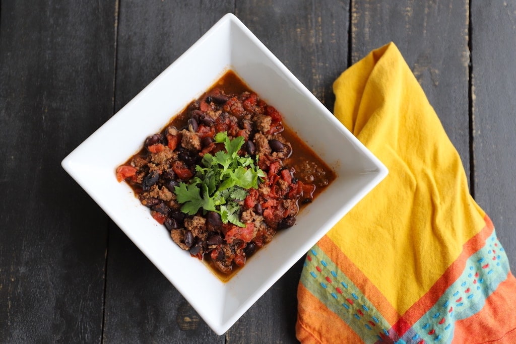 Easy Slow Cooker Chili | 3 WW Points
