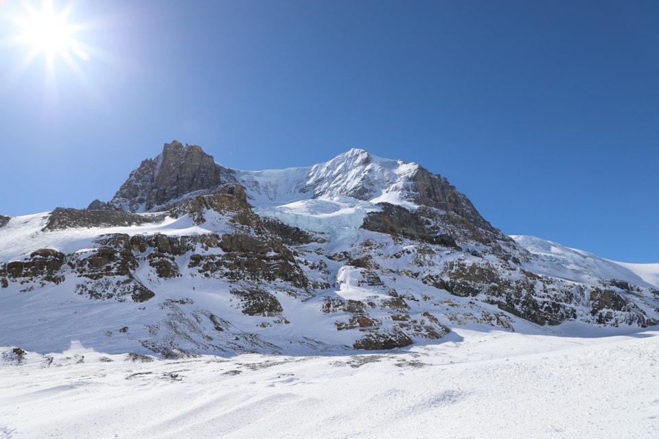 The most scenic drive in Canada has to be the Icefields Parkway, with the stunning snow-capped mountains and glaciers against an almost always blue sky.