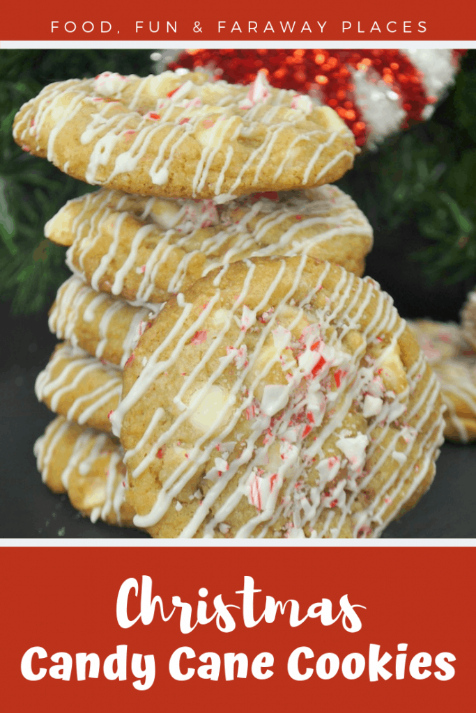 This Candy Cane Cookie Recipe turns out such a delicious treat, and they are easy to make! This will be the most festive dessert on any holiday table! #christmasdesserts #christmasrecipes #christmascookies  