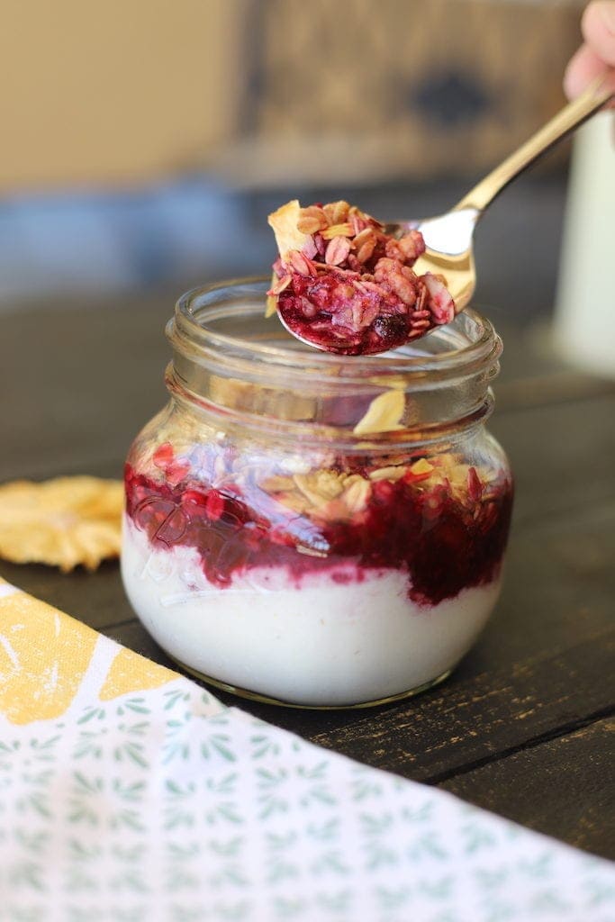 This fruit parfait recipe is going to knock your socks off! It's the absolute best parfait I have ever had.